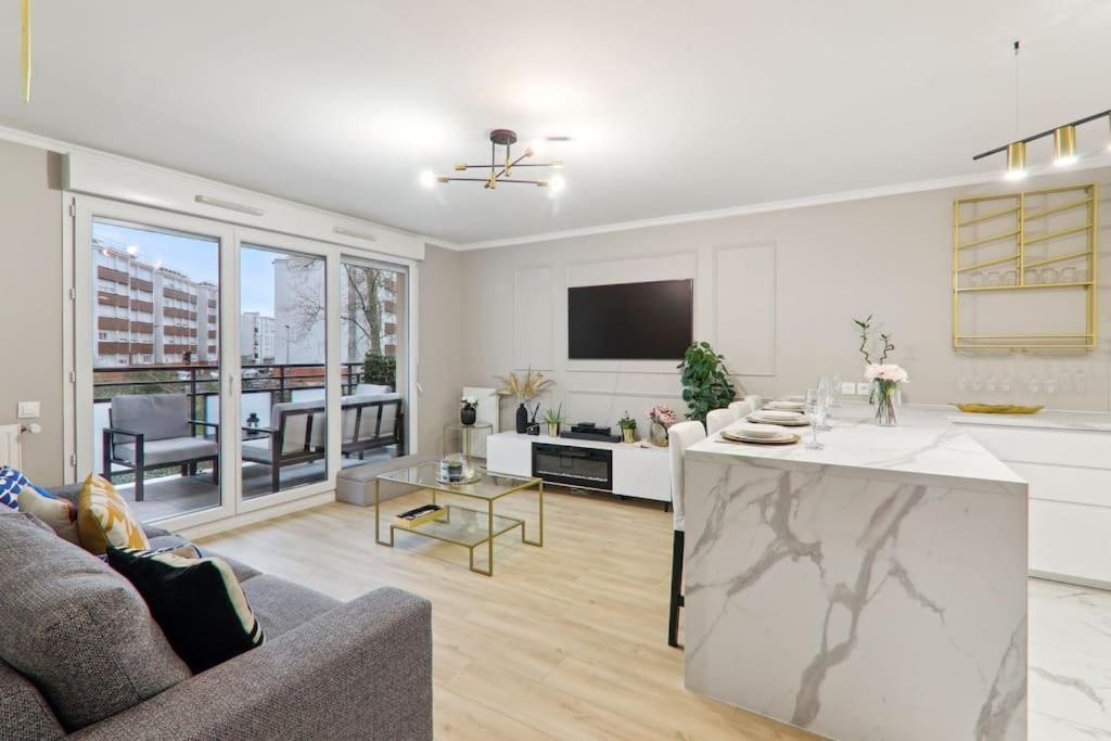 Appartement Design Pres Defense Bezons Eksteriør bilde